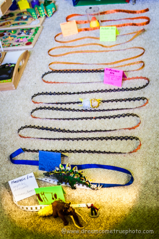 Geology Timeline with Ribbons